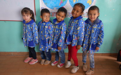 Achat d’uniformes et de matériel pour des enfants de centres de l’OICN